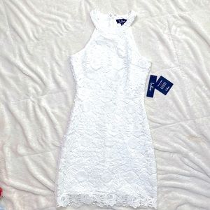 Lulu’s White Floral Dress